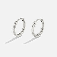 Vioraia Eternity Hoop Earrings
