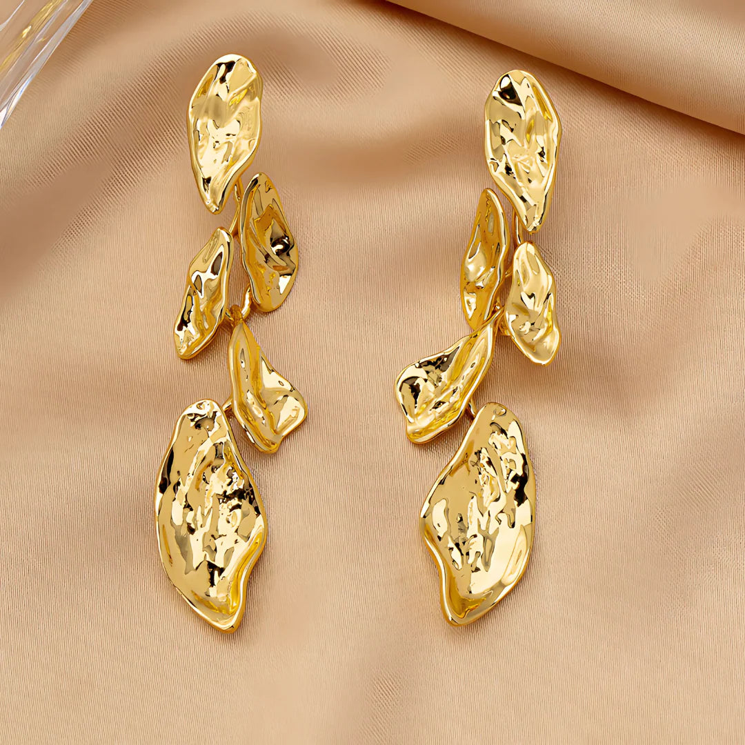 Vioraia Luna Molten Cascade Earrings