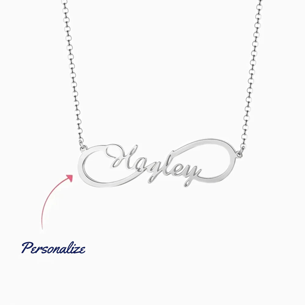 Vioraia Infinity Name Necklace