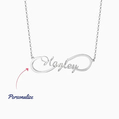 Vioraia Infinity Name Necklace