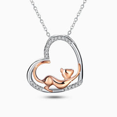 Vioraia Cat Love Necklace