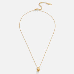 Vioraia Amara Golden Teardrop Necklace