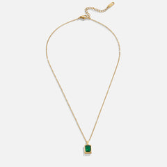 Vioraia Mystic Green Crystal Necklace