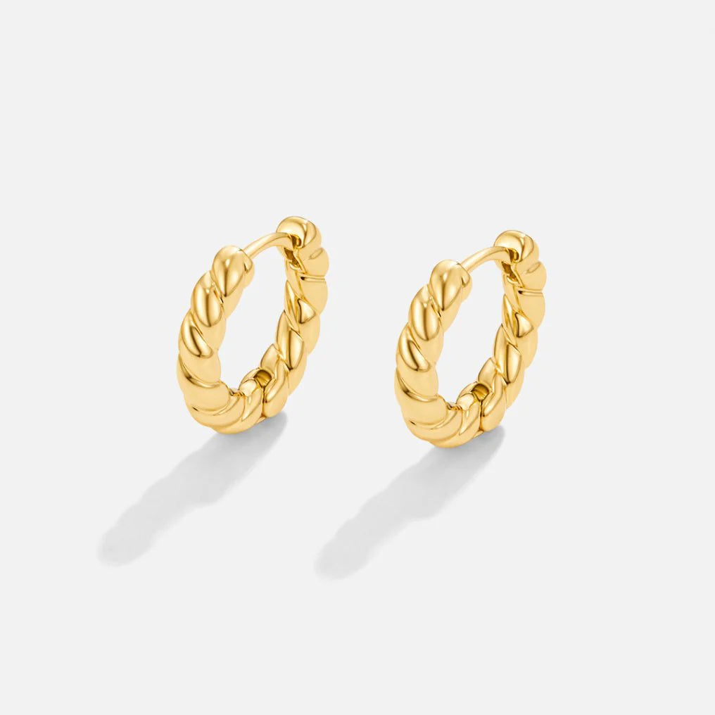 Vioraia Layla Gold Twist Earrings