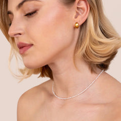 Vioraia Moonstone Beaded Necklace