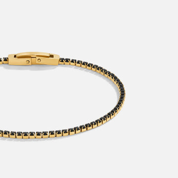 Vioraia Midnight Black Crystal Bracelet
