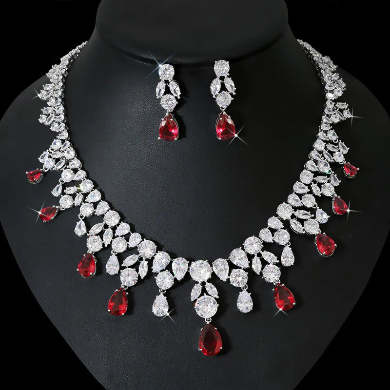 Vioraia Dazzling Drops Jewelry Set