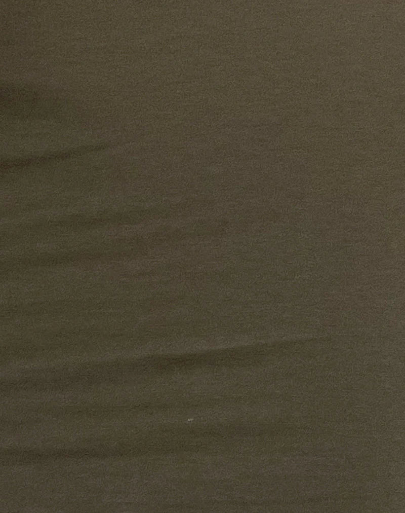 Jinsuen Mini Dress in Lycra Olive