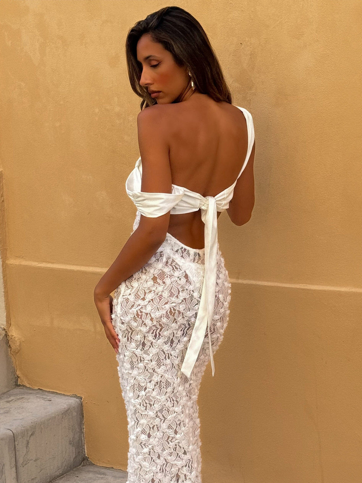 Lucy's BIOA MAXI DRESS IVORY