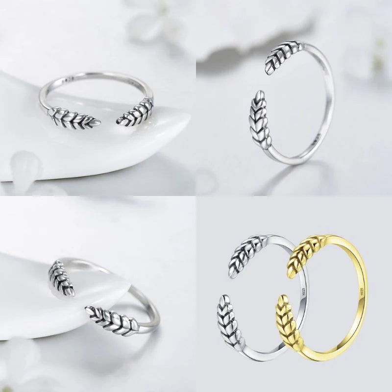 Vioraia Mellow Leaf Ring
