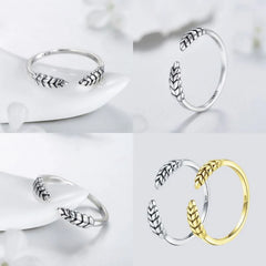 Vioraia Mellow Leaf Ring