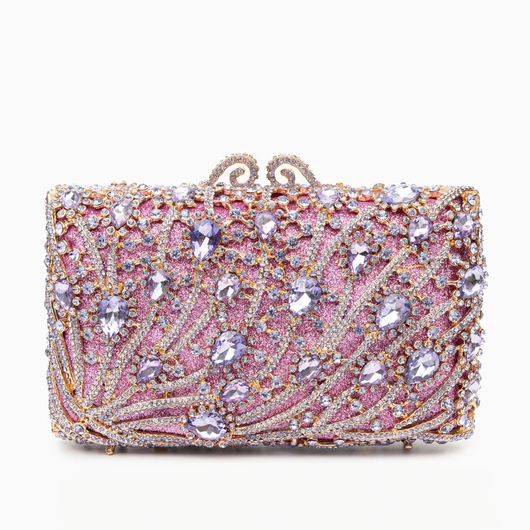 Vioraia (CS) Siena Rhinestones Clutch Bag