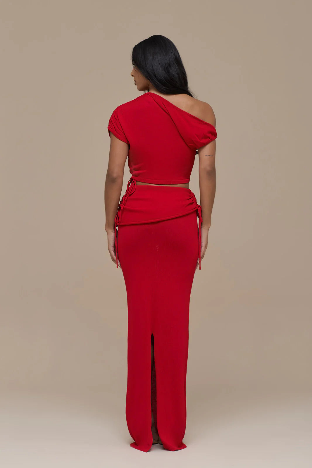 YRIS KNIT CO-ORD | RED
