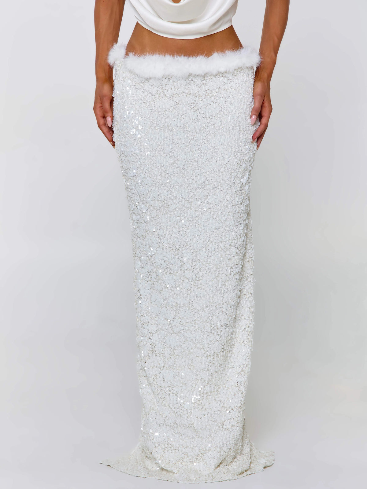 Lucy's MILLIANA MAXI SKIRT WHITE