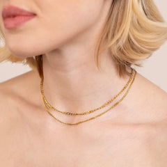 Vioraia Mirabel Double Chain Necklace
