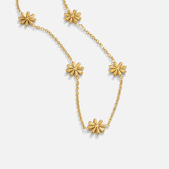 Vioraia Flower Power 18K Gold Necklace