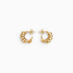 Vioraia Natalie Spiral Hoop Earrings