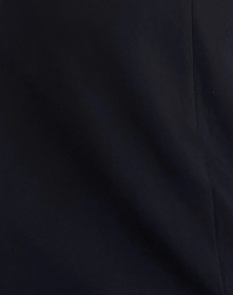 Vadanni Bow Front Mini Dress in Black