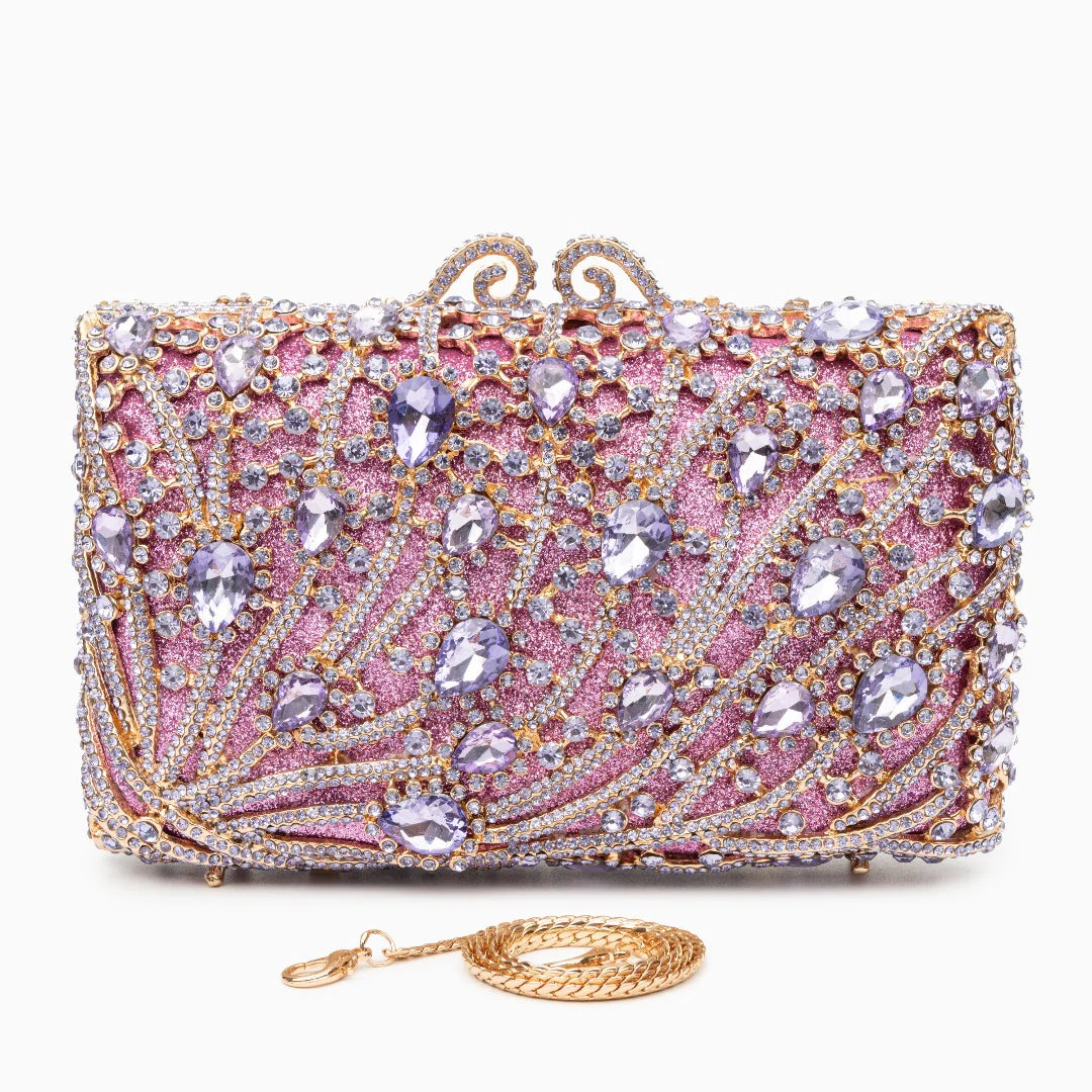Vioraia (CS) Siena Rhinestones Clutch Bag