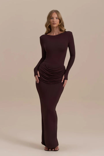 ASHTIN MAXI SKIRT | ESPRESSO