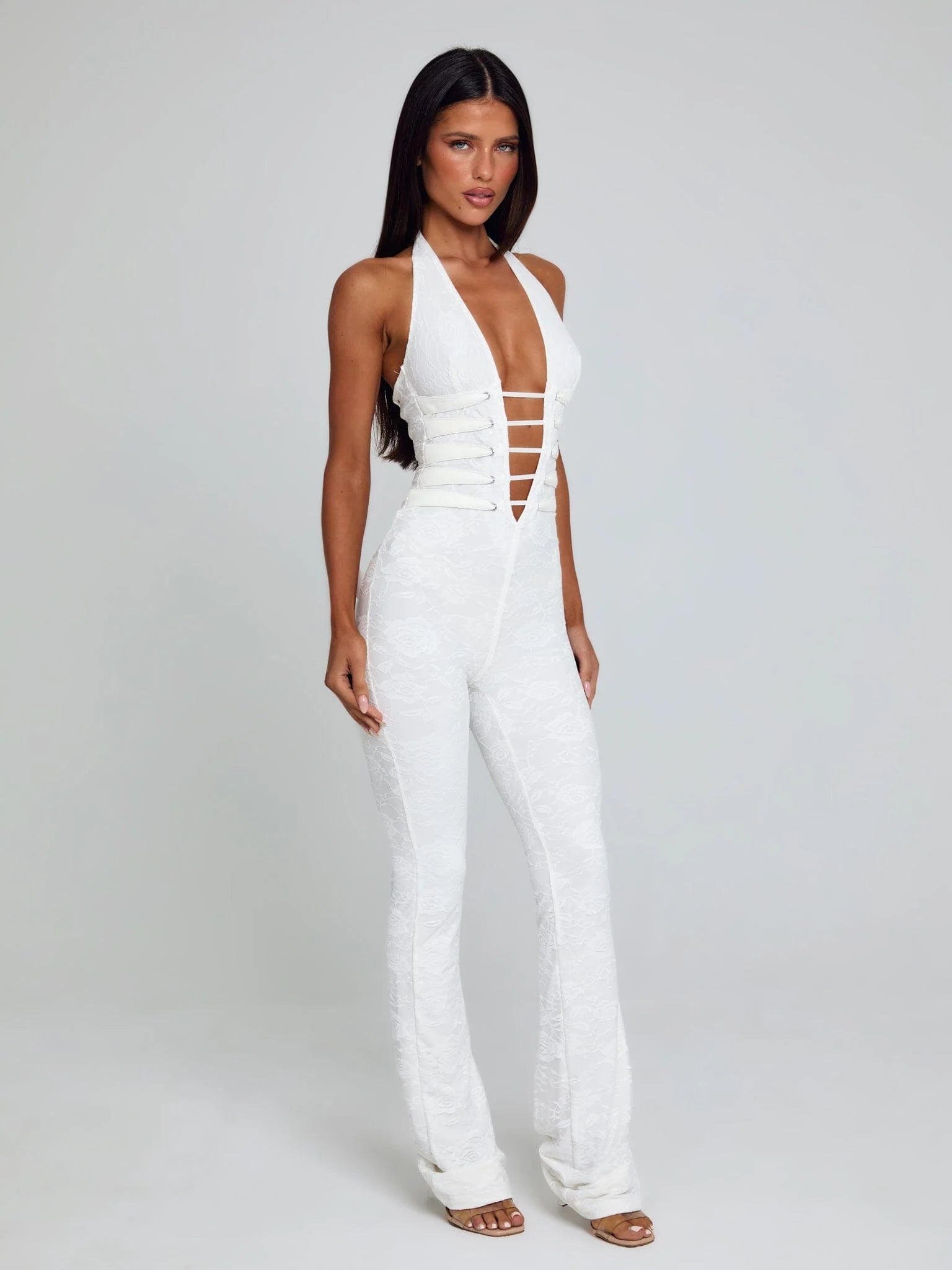 Lucy's SAWYER JUMPSUIT WHITE
