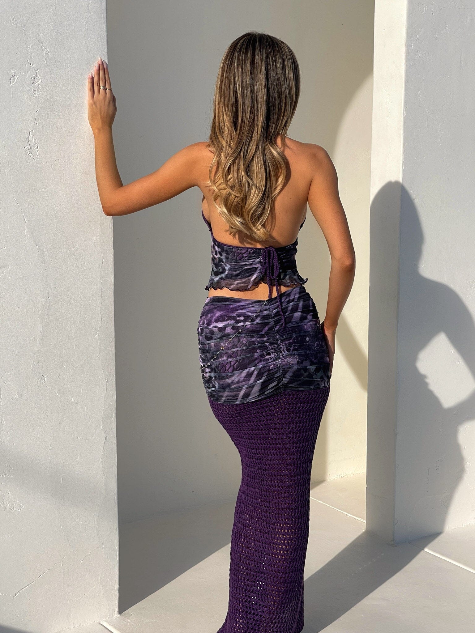 Lucy's ESMEE MAXI SKIRT VIOLETTE
