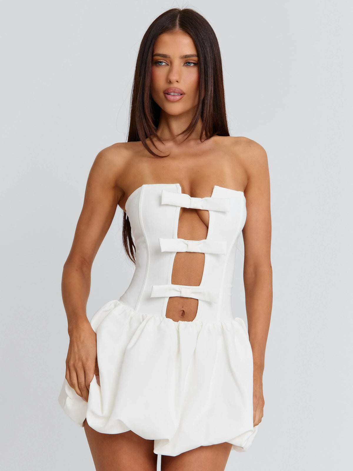 Lucy's ATHENIA MINI DRESS WHITE