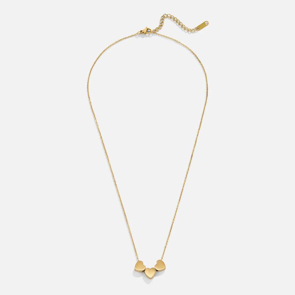 Vioraia Trio Heart Pendant Necklace