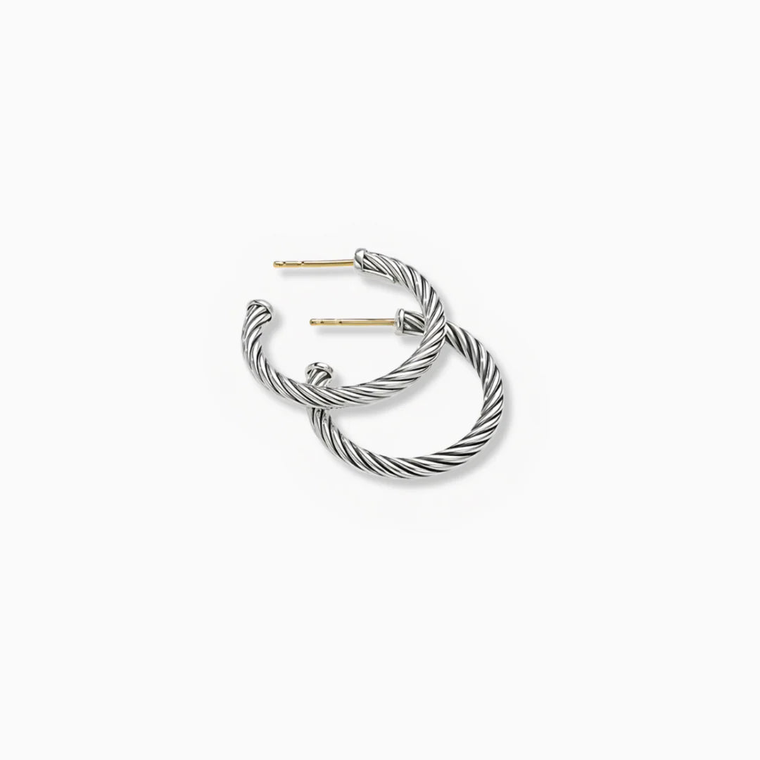 Vioraia Helix Twist Hoops
