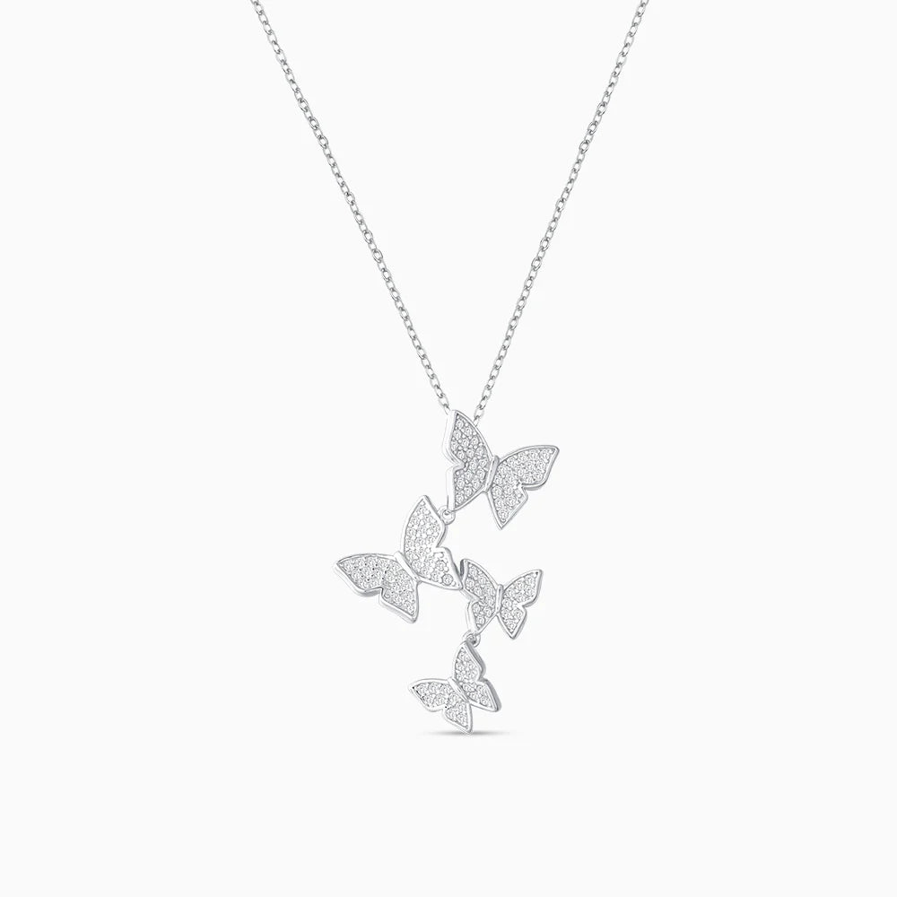 Vioraia Soaring Butterflies Necklace