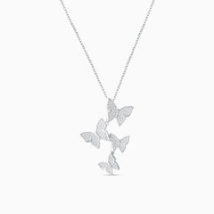 Vioraia Soaring Butterflies Necklace