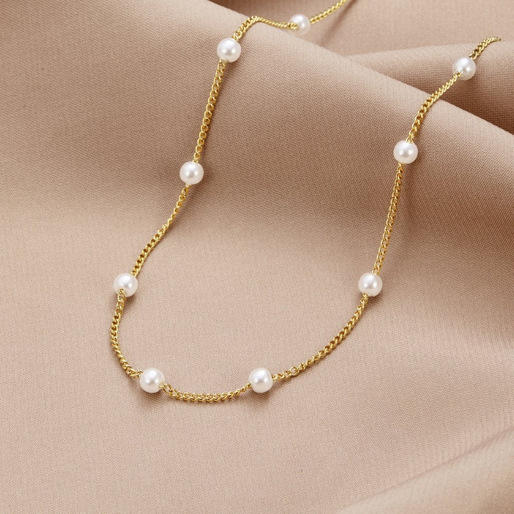 Vioraia Nura Pearl 18K Gold Necklace