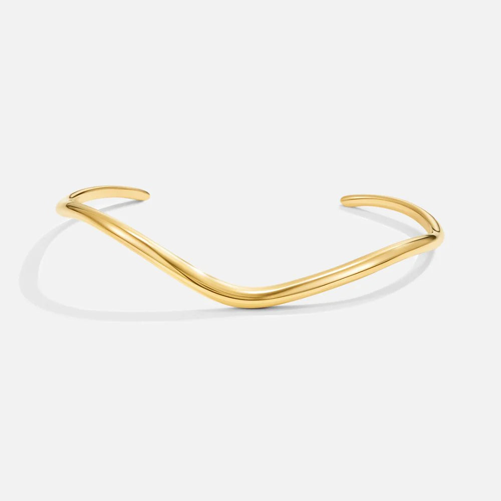 Vioraia Wave Gold Bracelet