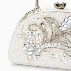 Vioraia Tiffany Rhinestones Clutch Bag