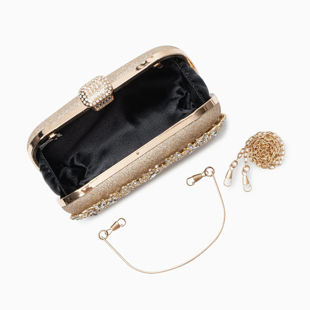 Vioraia Luxurious Flower Clutch Bag