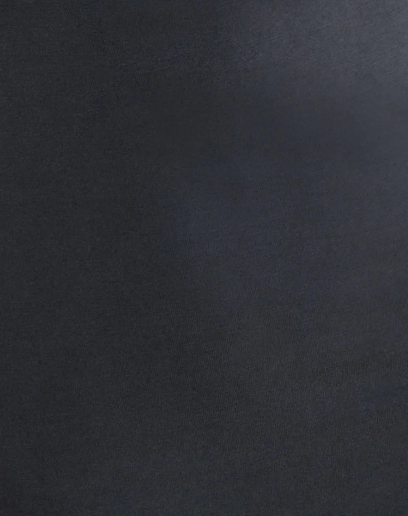Rosamel Mini Dress in Cupro Midnight Blue