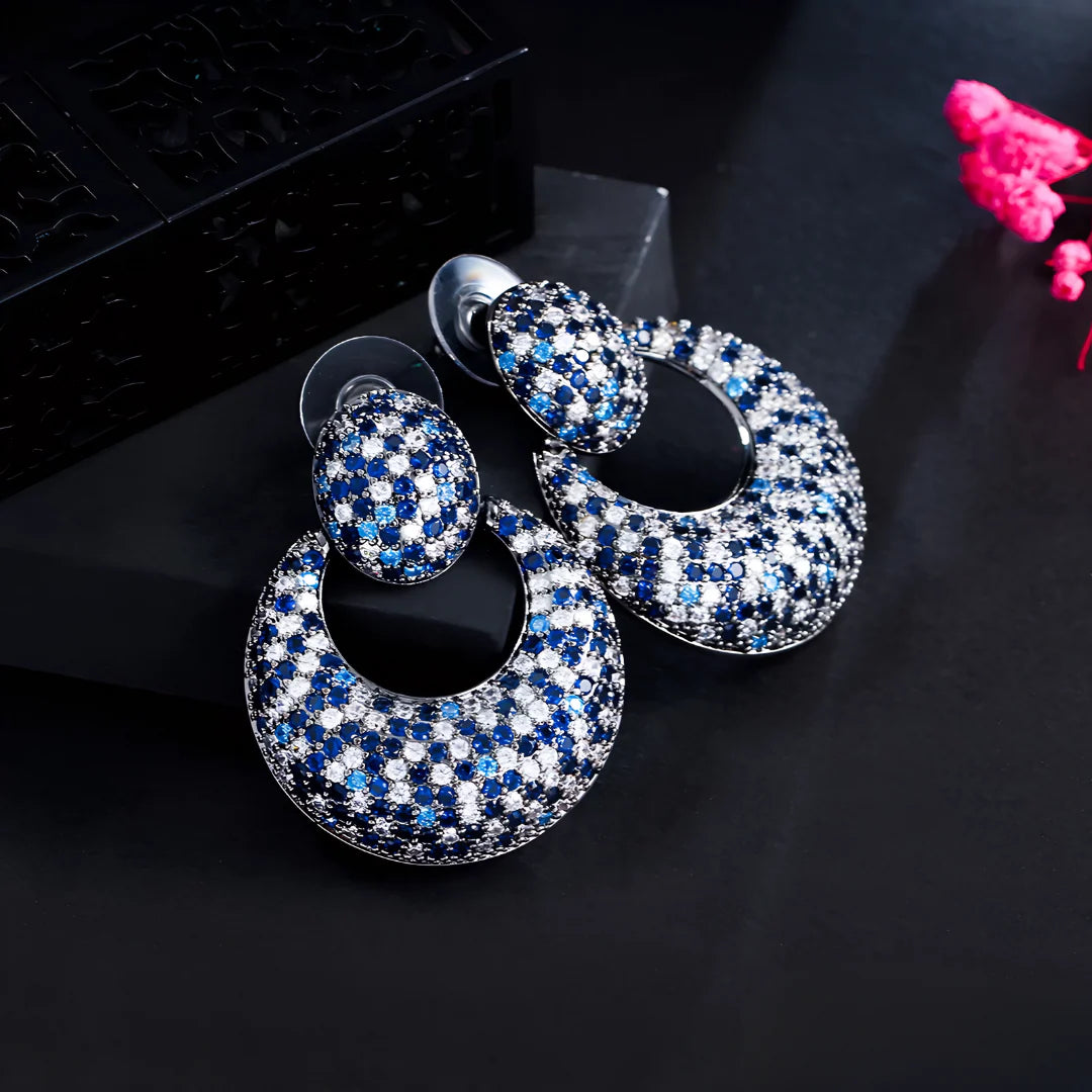 Vioraia Astera Noir Earrings