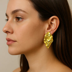 Vioraia Aria Sculpted Mirage Earrings