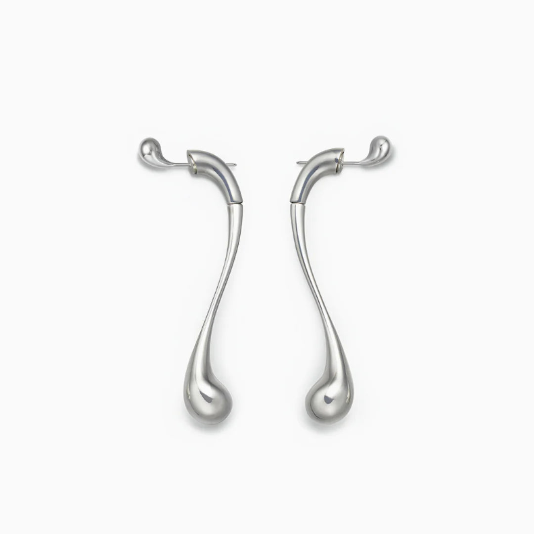 Vioraia Camille Elongated Drop Earrings