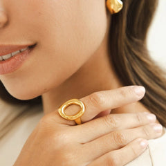 Vioraia Vina Melted Gold Ring