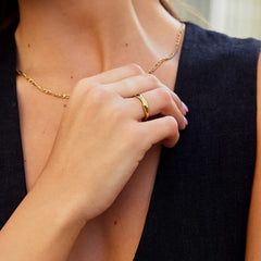 Vioraia Madison Chunky Wave Ring