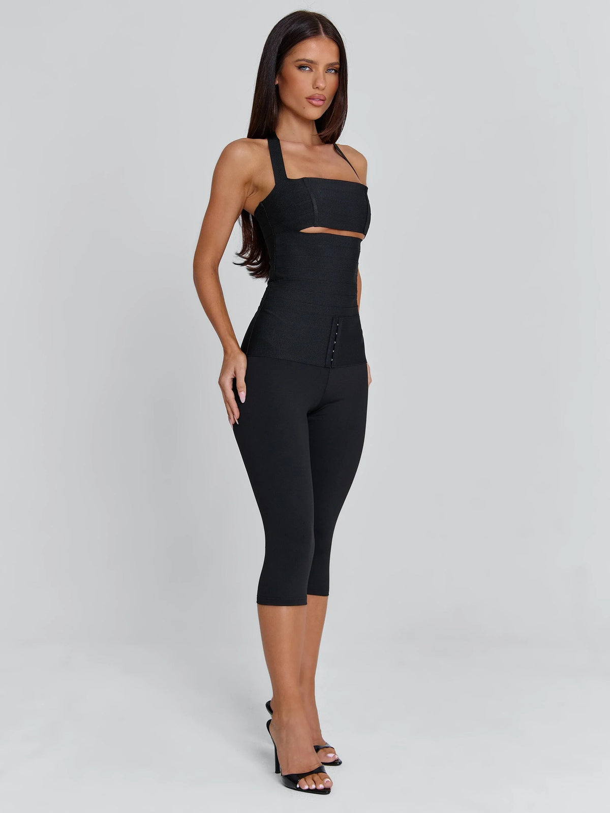 Lucy's KARNE CAPRI JUMPSUIT BLACK