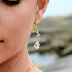 Vioraia Vine and Stud Sparkle Jewelry Set