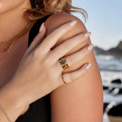 Vioraia Vintage Dakota Gold Ring