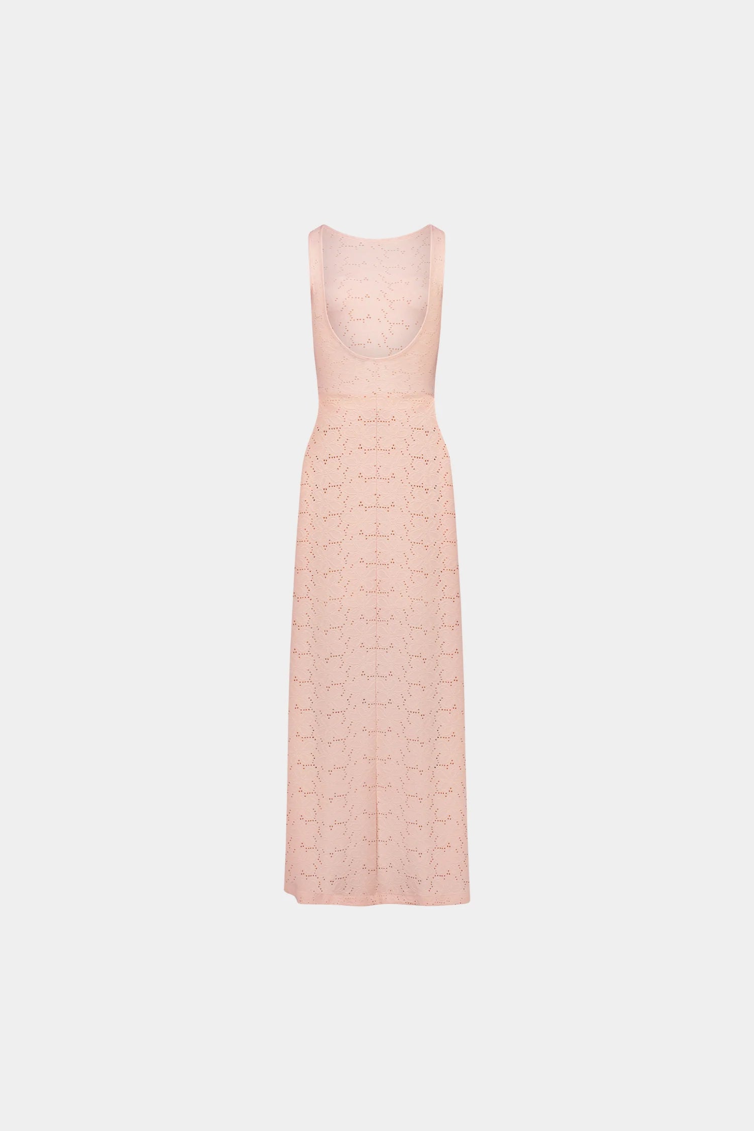 Ruffled Maxi Dress | Coral Pink