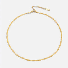 Vioraia Chiara Twist Snake Chain Necklace