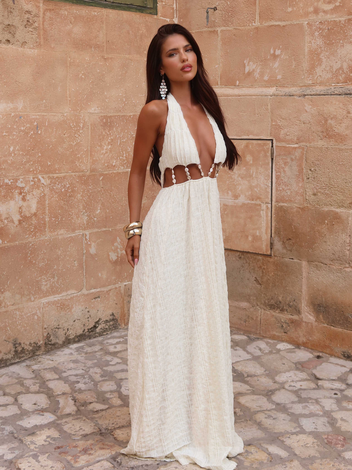 Lucy's SILVIAE MAXI DRESS WHITE