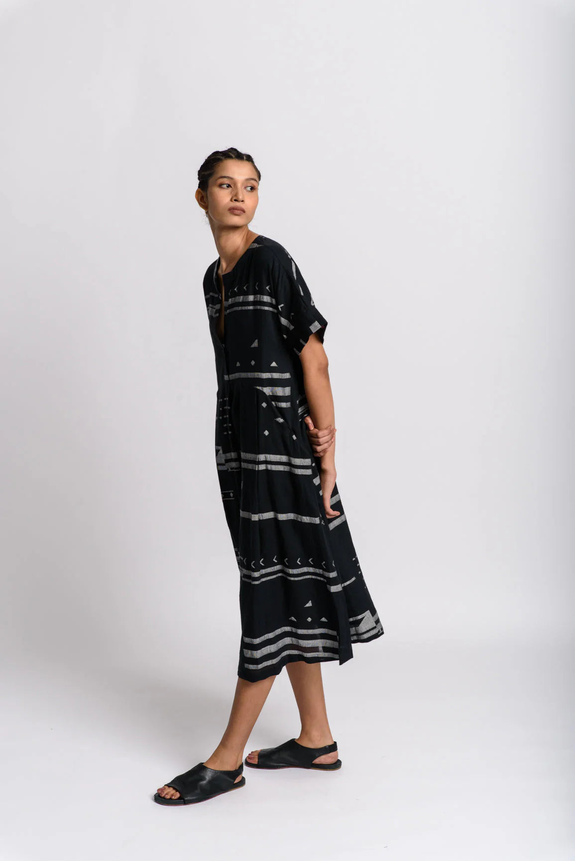 Black shift dress