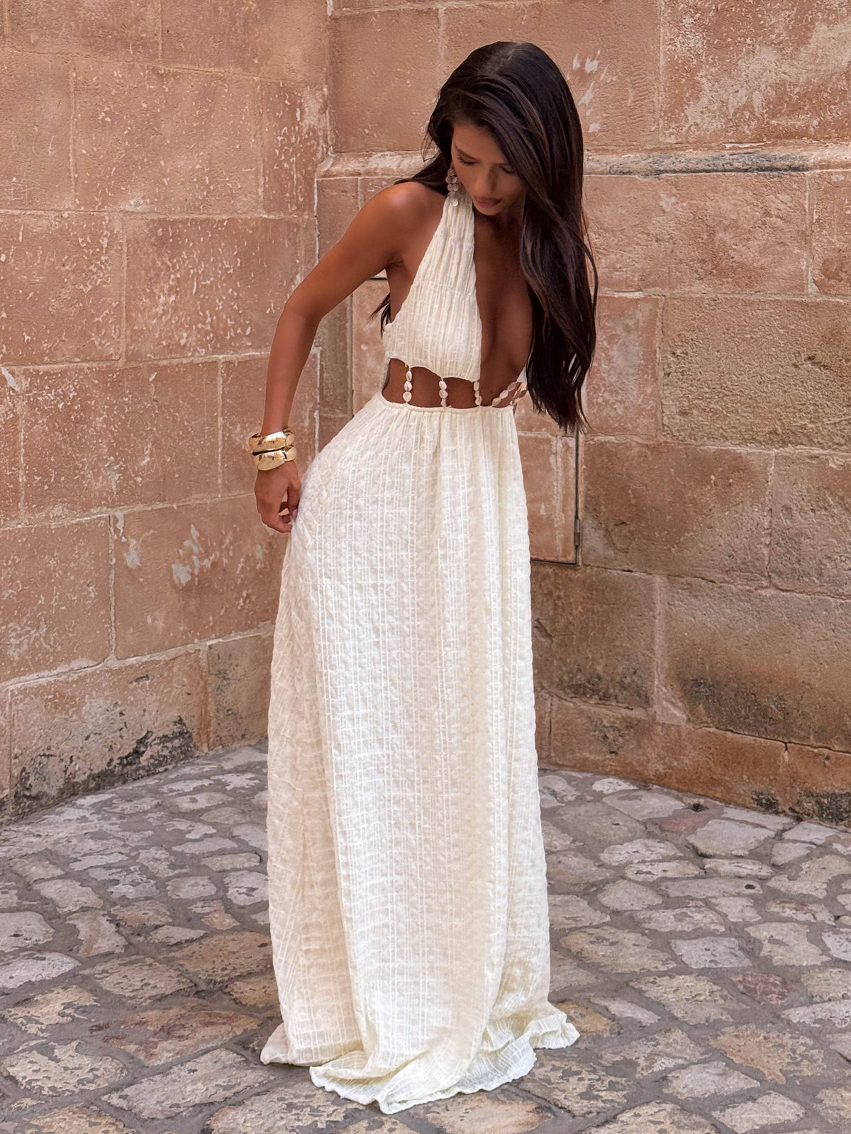 Lucy's SILVIAE MAXI DRESS WHITE