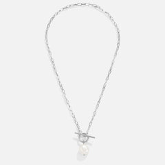 Vioraia Eva Freshwater Pearl Silver Necklace